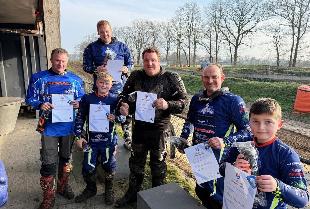 Eerste KNMV Rookie quad examen bij De Veluwse Zandhappers